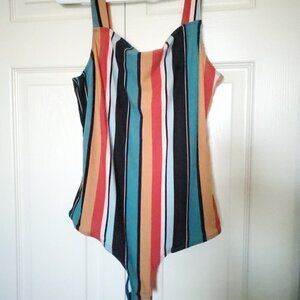 NWT Rue 21 Striped Body Suit - Women's Medium